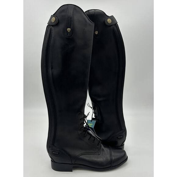 Ariat Heritage Contour Field Zip Equestrian Riding Boots Regular Tall Kids Sz 3 - Picture 6 of 16